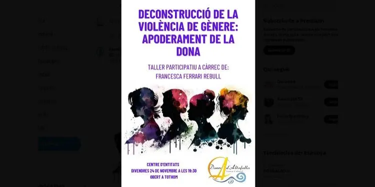 L'Ateneu de Dones d'Altafulla aposta per la conscienciació per prevenir la violència envers les dones