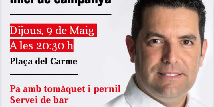 El PSC inicia la campanya a la Plaça del Carme
