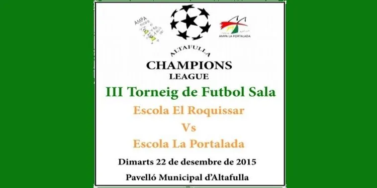 Altafulla es prepara per rebre el proper 22 de desembre el III Torneig de Futbol Sala