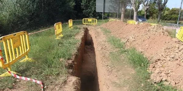 L’aparició de restes arqueològiques als terrenys a tocar de la rotonda del Puntet compliquen el projecte de la basa de laminació