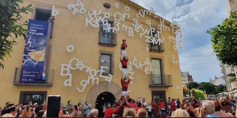 La Colla Castellera de l'Alt Maresme i La Selva Marítima impulsen una iniciativa per tenir 'l'espai de la canalla'