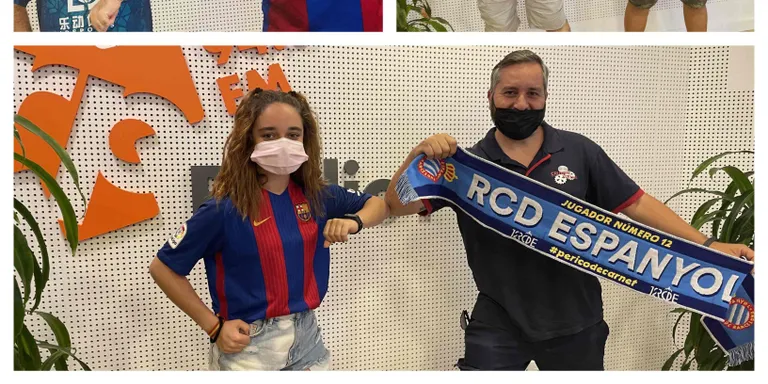 Al 'Test del Bon Pinedenc' de Ràdio Pineda unim a culers i periquitos i els posem a prova