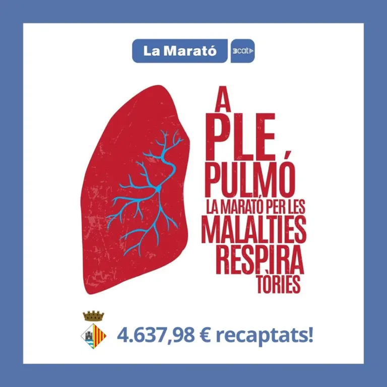Begur i Esclanyà recapten 4.637,98 euros per La Marató de 3Cat
