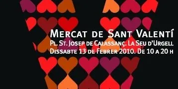 La plaça de Sant Josep de Calassanç acull 'El mercat de Sant Valentí'