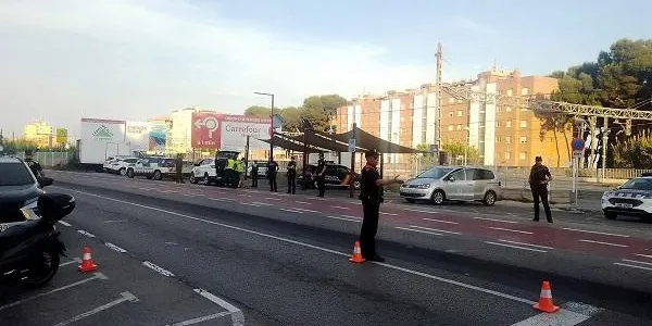 Dispositiu especial de control de vehicles i persones a Torredembarra