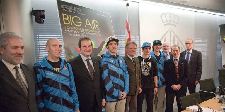 Els Mundials de snowboard es presenten a Barcelona a un mes de la inauguració