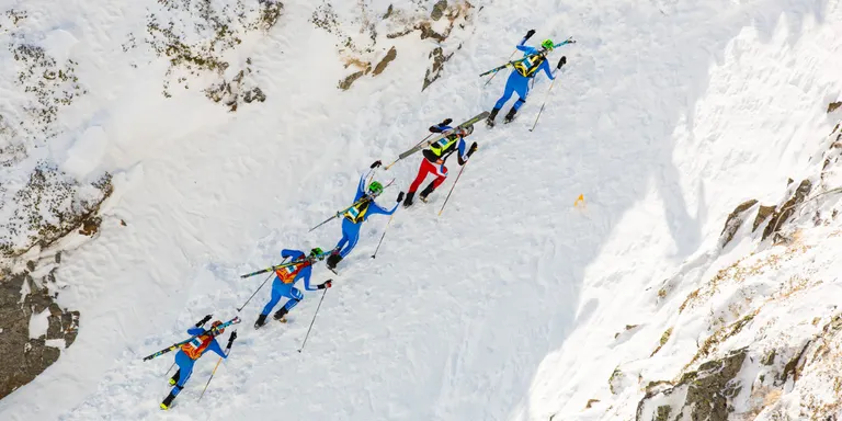 Kilian Jornet i Laura Orgué, presents a la Font Blanca 2017