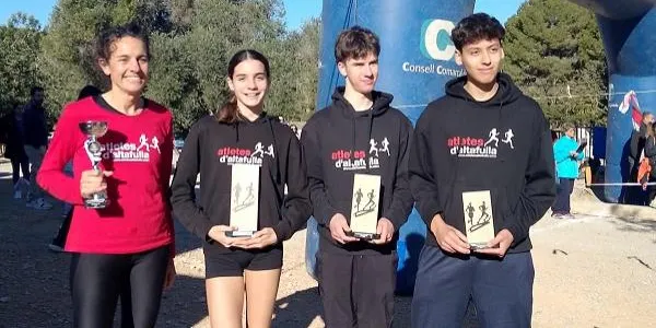 Quatre podis dels Atletes d’Altafulla en la represa de la Lliga Comarcal de Cros a Tarragona
