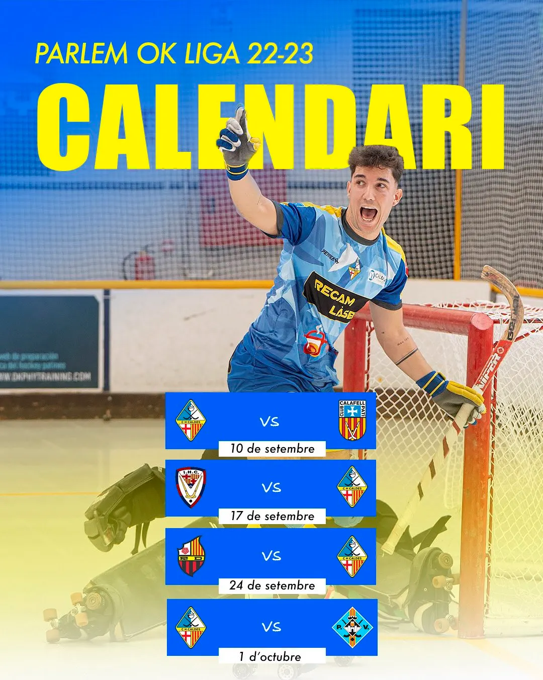 El Calafell, primer rival del Recam Làser Caldes a l'OK Lliga 2022/2023