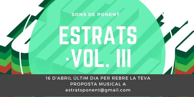 #ONA JOVE S'acaba el termini per presentar propostes per EstratsIII