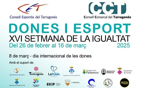 Altafulla s’implica en la celebració de la XVI Setmana de la Igualtat amb noves propostes esportives dirigides a dones