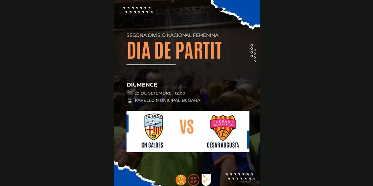 El futbol sala femení del Club Natació Caldes rep diumenge al Cesar Augusta