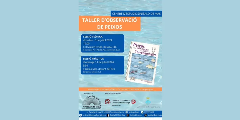 Nova edició del taller d'observació de peixos