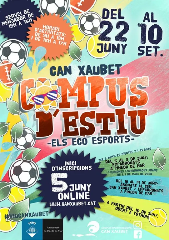 Inscripcions pels Campus d'Estiu de Can Xaubet