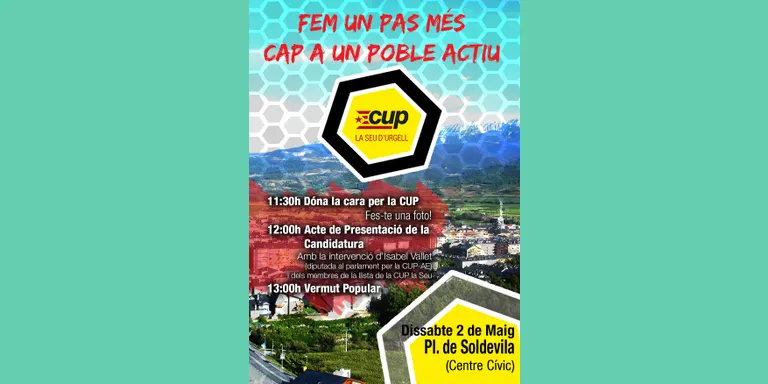 La CUP presenta la llista i el programa per a les eleccions municipals de la Seu