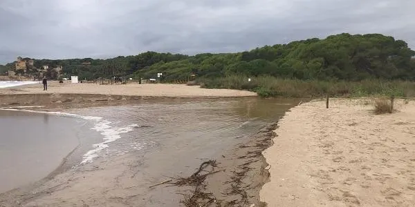 Les pluges intenses deixen 160 l/m2 a Altafulla i provoquen una nova gaianada