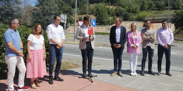 Salvador Illa veu una "necessitat evident" de millorar la carretera N-260
