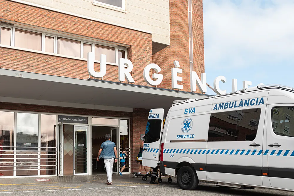 Els pacients no Covid ingressats a l'àrea de crítics dels hospitals de Calella i Blanes podran rebre visites una hora al dia