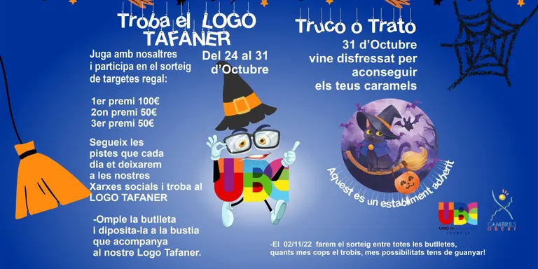 La Unió de Botiguers crea el ‘Logo Tafaner’, una nova campanya de dinamització comercial