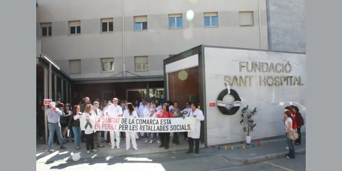 Els treballadors del Sant Hospital es tornen a concentrar