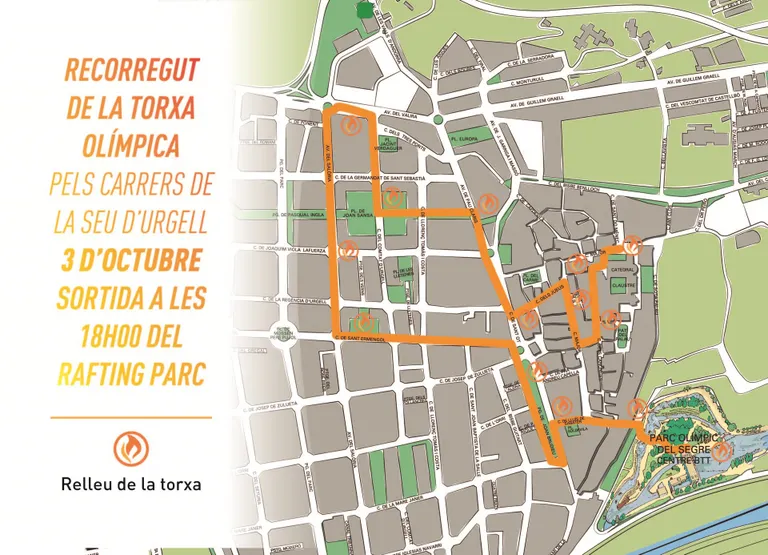 La Seu d’Urgell rep la torxa dels Jocs Special Olympics
