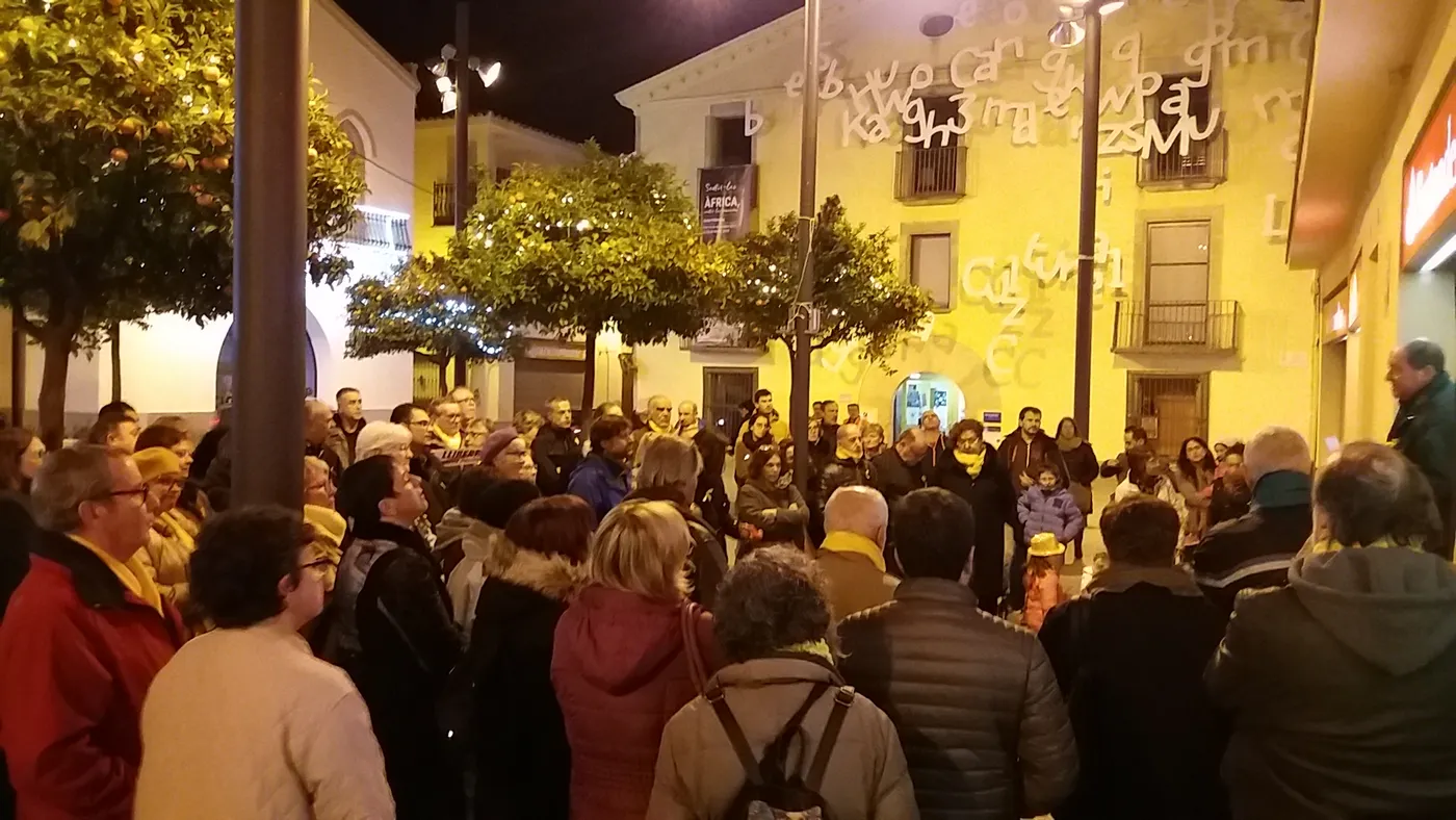 Concentració de suport a Oriol Junqueras i la resta de presos
