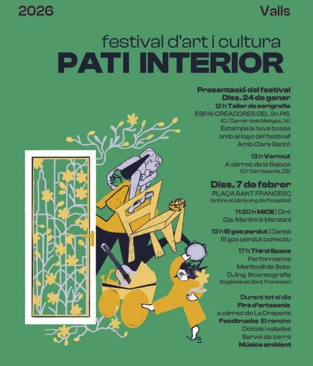 El Festival Pati Interior creix i es consolida com a cita cultural a Valls