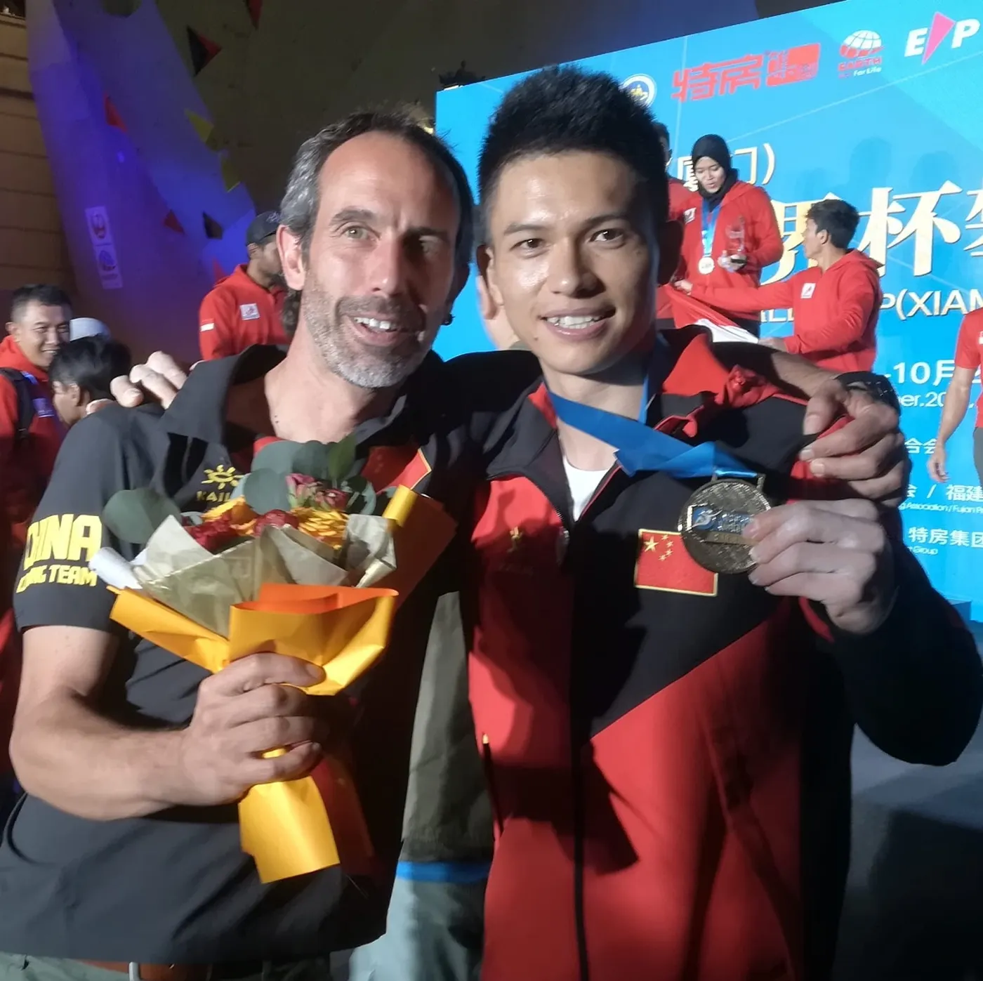 El mataroní Toni Roy va aconseguir portar l’equip d’escalada de la Xina als JJOO de Tòquio 2020