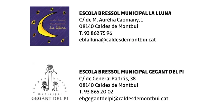 Les escoles bressol municipals també engeguen la preincripció en línea