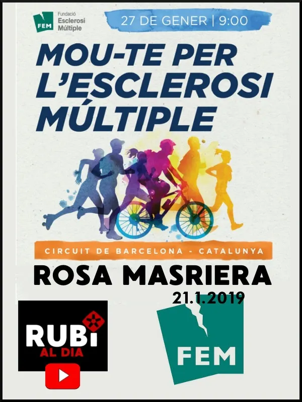 ROSA MASRIERA Cursa Solidària 'Mou-te per l'esclerosi múltiple' 2019