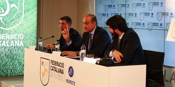 Vaga del futbol territorial català contra la 'persecució fiscal' de l'Estat