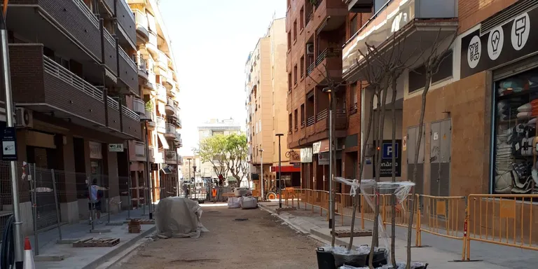 La finalització de les obres del carrer Lleida, a tocar