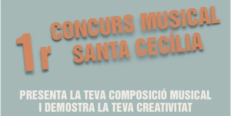 L'EMMA impulsa el Primer Concurs de Composició Musical de Santa Cecília