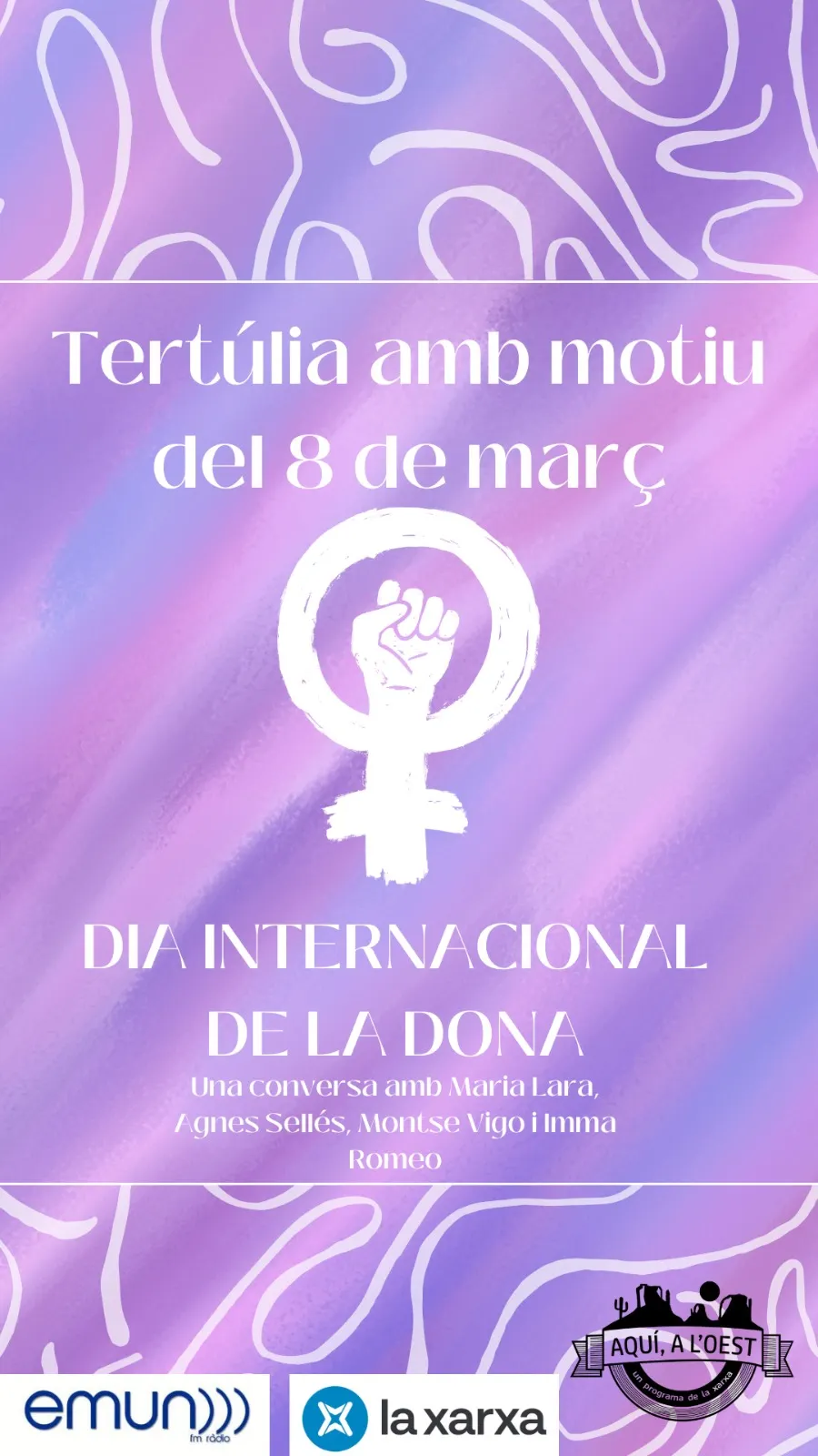 Tertúlia en motiu del 8M