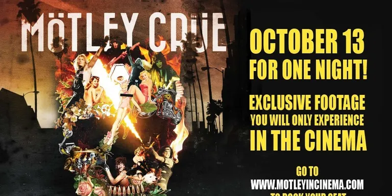 Us convidem a veure “Mötley Crüe: The End” a Cinesa Diagonal Mar