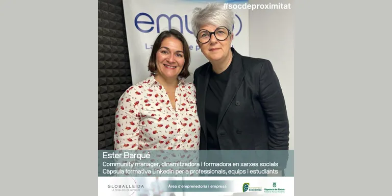 #socdeproximitat amb Ester Barqué, community manager, dinamitzadora i formadora en xarxes socials