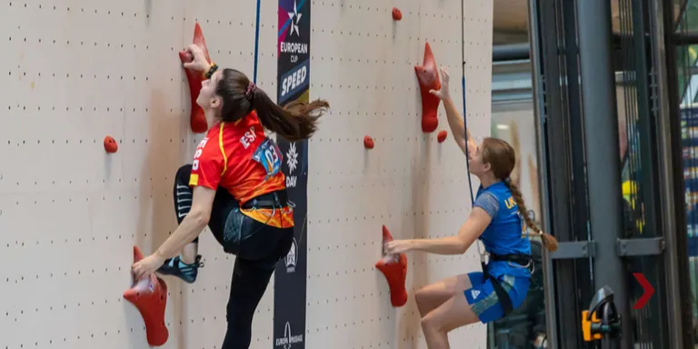 La catalana Carla Martínez es proclama campiona d’Europa d’escalada de velocitat