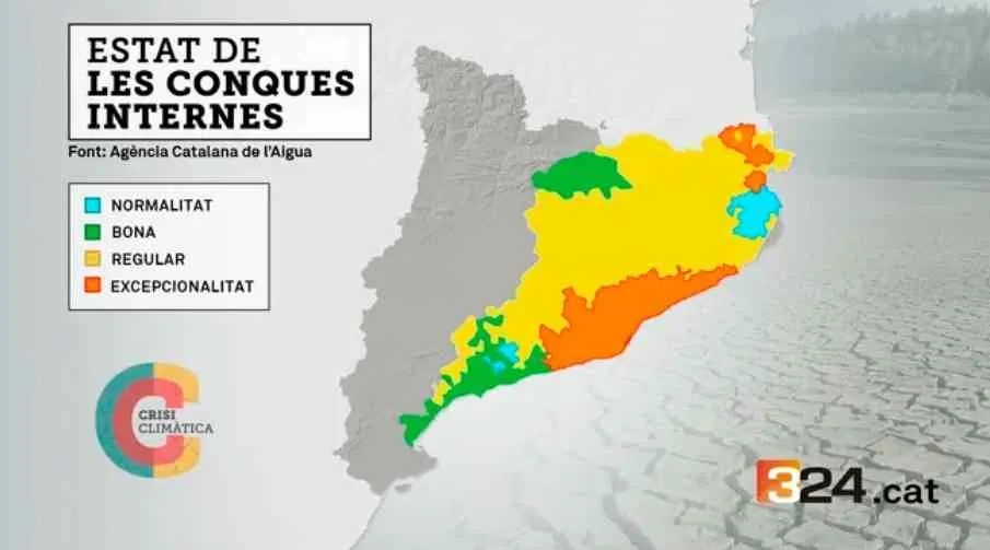Pineda i tot l'Alt Maresme i part de la Selva es troba en situació excepcional de sequera
