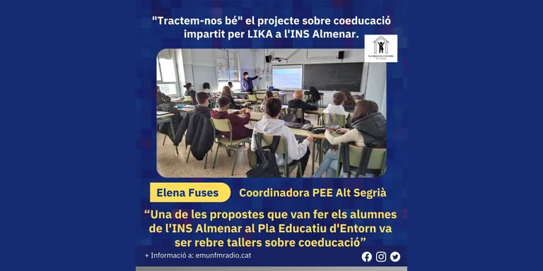Coeducació a l'Ins Almenar. Tractem-nos bé.