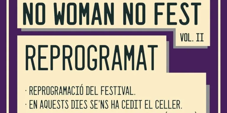 L'Ajuntament fa marxa enrere i permetrà el No Woman No Fest al Celler