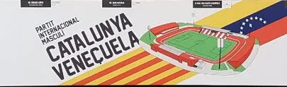 La FCF presenta el Catalunya-Venezuela del 25 de març