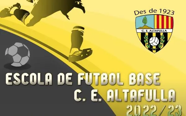 El CE Altafulla obre les inscripcions de l’Escola de Futbol per a la temporada del centenari