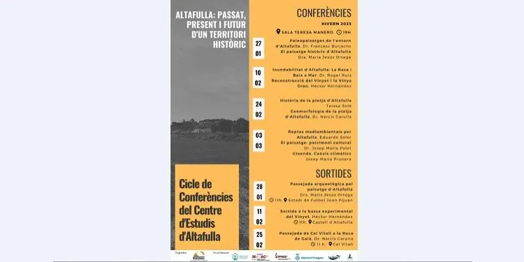 La platja centra una nova sessió de les xerrades i sortides del Centre d'Estudis d'Altafulla, aquest divendres i dissabte