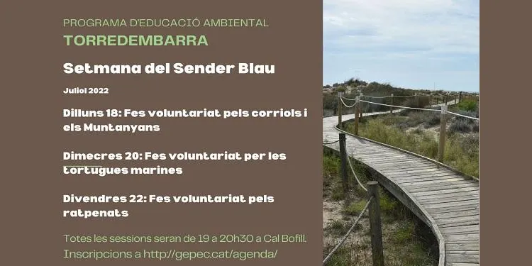 Torredembarra celebra la Setmana del Foment de Voluntariat del Sender Blau