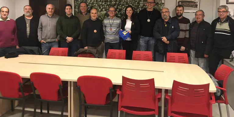 Reunió de la Germandat de Sant Sebastià amb la directora general de Cultura Popular