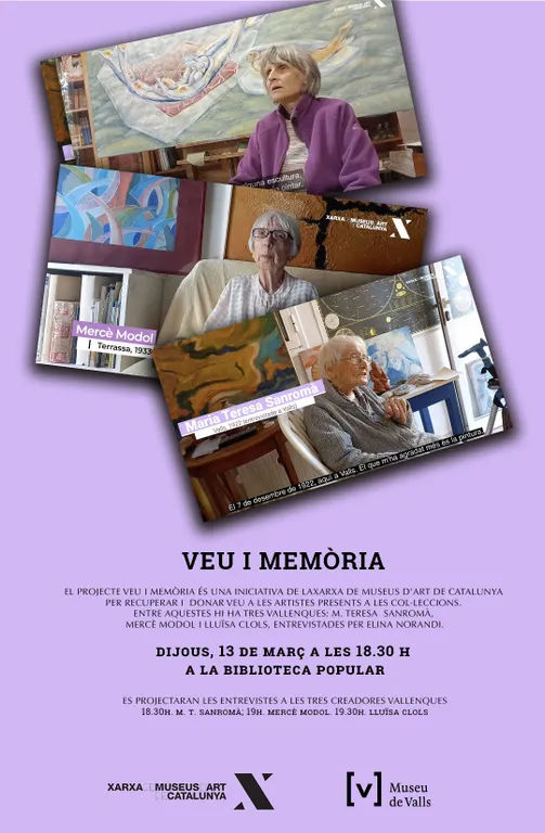 Tres dones protagonitzen el projecte audiovisual “Veu i Memòria”
