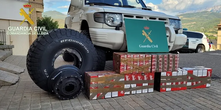 Decomís de 1.500 paquets de tabac en un control a l'N-145