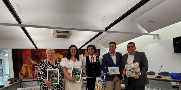 L'Hereu de Catalunya, el pinedenc Joan Grebol, emocionat per l'homenatge que li ha fet l'Ajuntament
