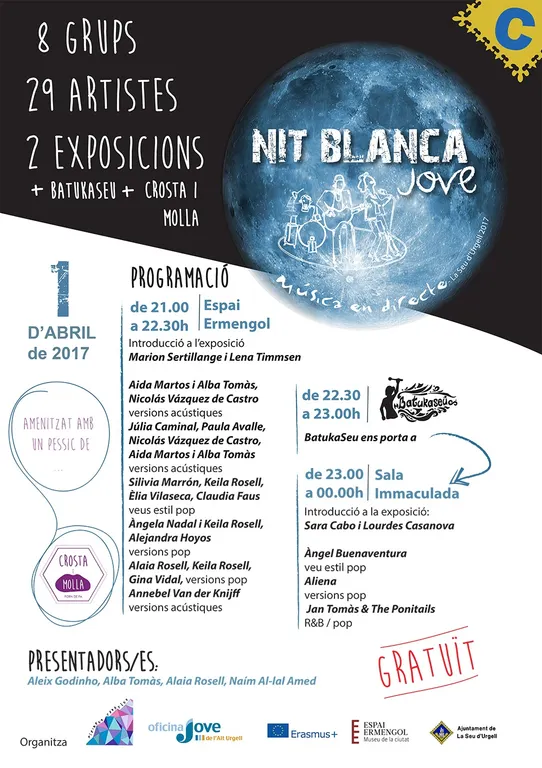 Nova edició de la Nit Blanca Jove a la Seu d'Urgell