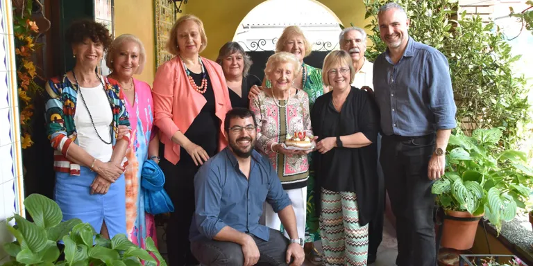 Felicitació institucional a Maria Farràs Vilanova pel seu 101 aniversari